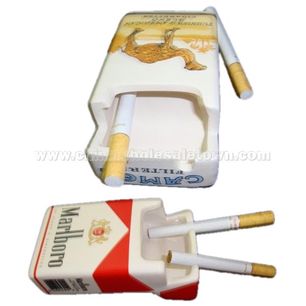 Marlboro Ceramic Ashtray-Cigarette Case Shaped