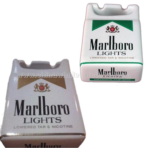 Marlboro Ceramic Ashtray-Cigarette Case Shaped