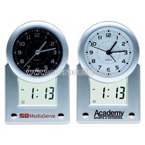 Martin analog clock with LCD