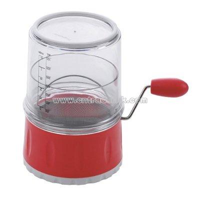 Measuring Flour Sifter - Red