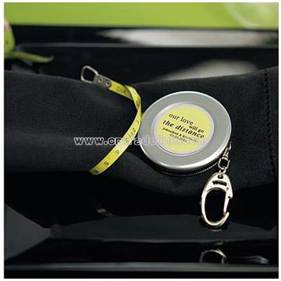 Measuring Tape Keychain Wedding Favors