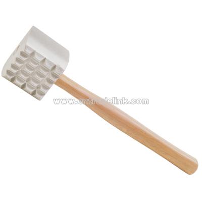 Meat Tenderizer with Wood Handle and Aluminum Head