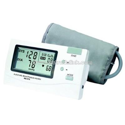 Medical Automatic Digital Arm Cuff Blood Pressure Monitor with 120-Reading Memory