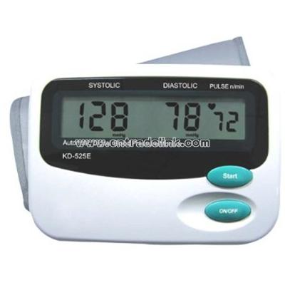 Medical Automatic Digital Arm Cuff Blood Pressure Monitor with Large LCD Display