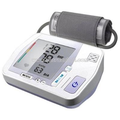 Medical Talking Automatic Digital Arm Cuff Blood Pressure Monitor with Voice Processor