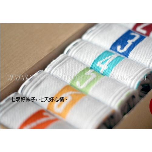 Men's 7 Pairs of Fresh Feet Day of the Week Socks