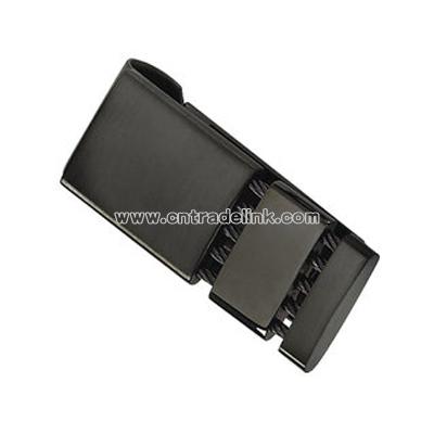 Men's Stainless Steel Black-Plated Money Clip