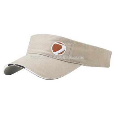 Men's Visor - One Size Fits All - Tan