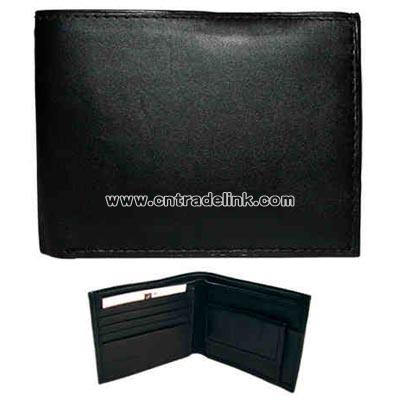 Men's black change purse wallet