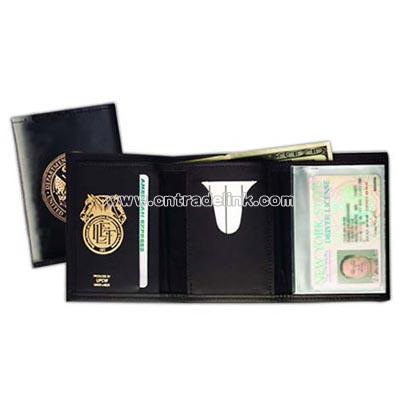 Men's regency cowhide leather tri - fold wallet