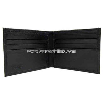 Men's slim black wallet