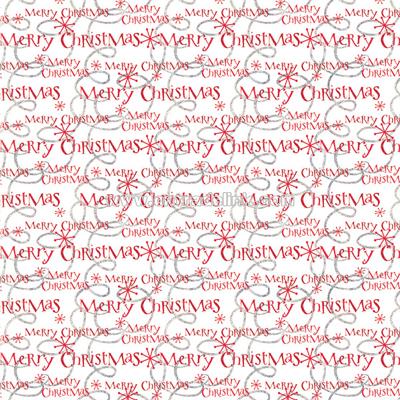 Merry Christmas Swirls Tissue