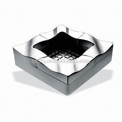 Metal Ashtray with Satin Finish