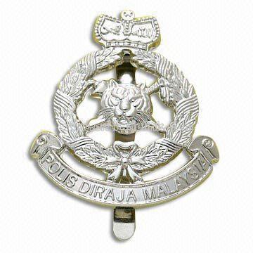 Metal Badges in Police and Military Medals