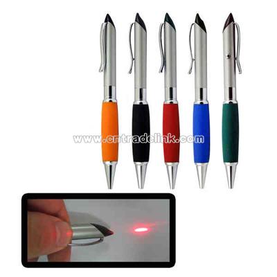 Metal Ballpoint pen with laser pointer
