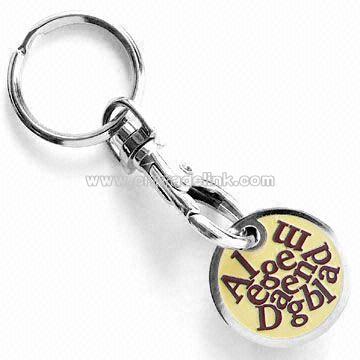 Metal Coin Keychain
