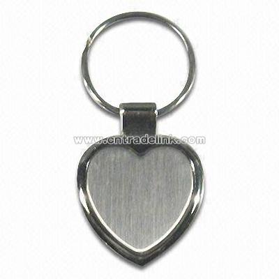 Metal Heart Keychain