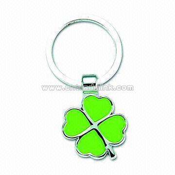 Metal Keychain with Cloisonne