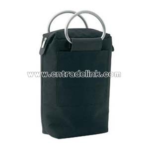 Metal Loop Wine Tote