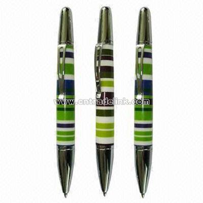 Metal/Resin Ball Pens with Twist Action