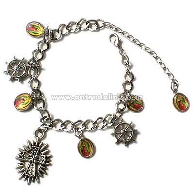 Metal Rosary Bracelet