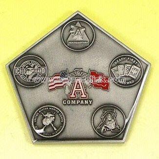 Metal Round Badge