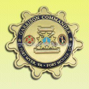 Metal Round-shaped Badge