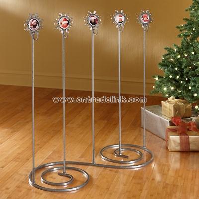 Metal Stocking Holder with 3 Holders