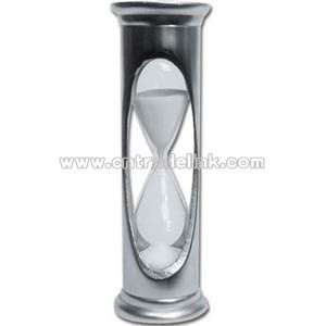 Metal three minute sand timer