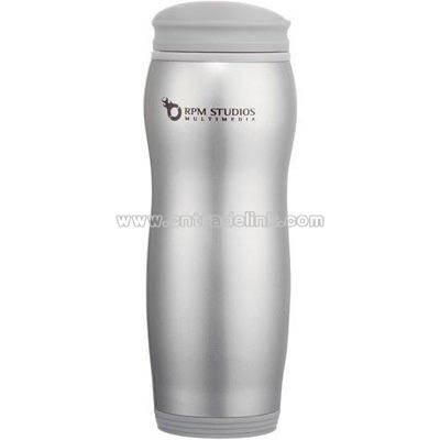 Metallic Curved Tumbler