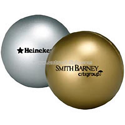 Metallic Round Stress Ball
