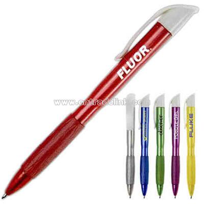 Metallic barrel pen