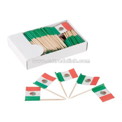 Mexican Flag Picks 1 pack of 144