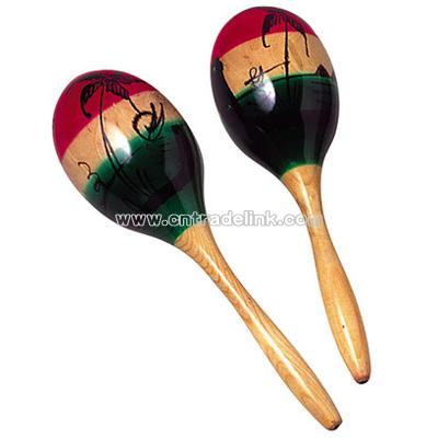 Mexican Wood Maracas