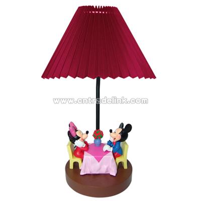 Mickey and Minnie Tryst Table Lamp