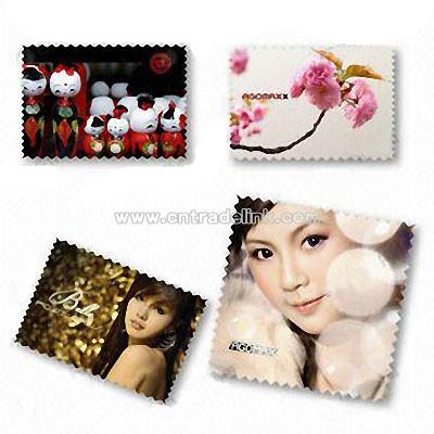 Microfiber Eyeglass Cleaning Clothes with Photo Printing