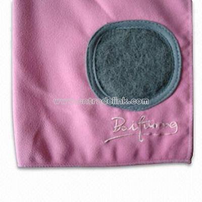Microfiber Suede Cleaning Towel with Scrubber