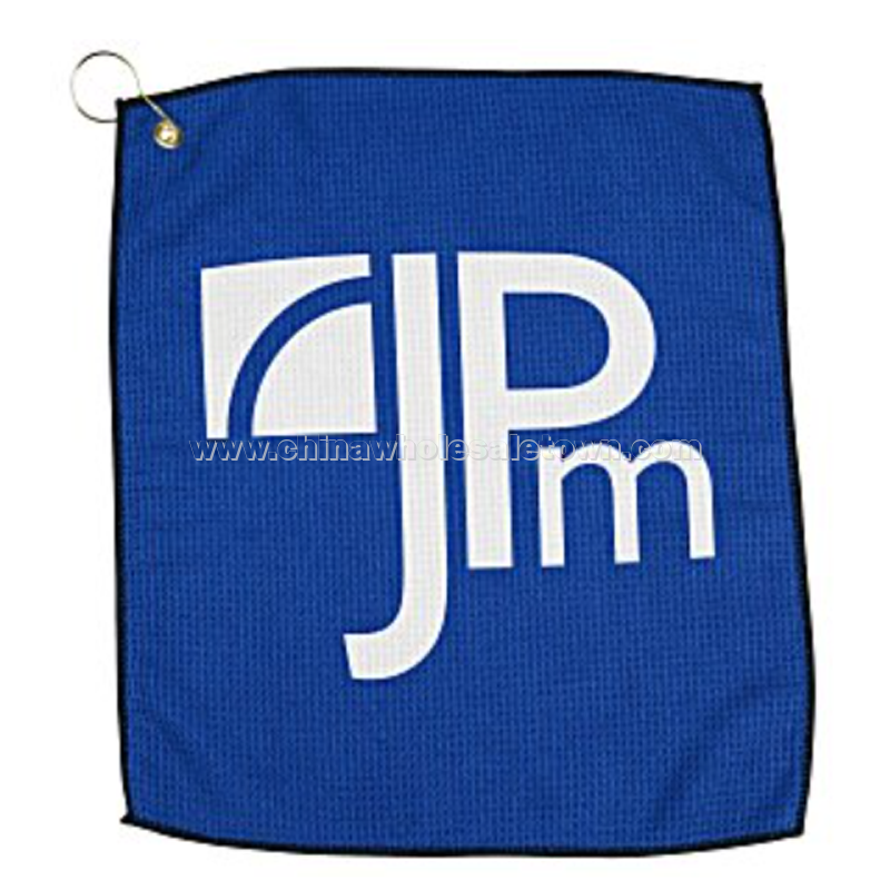 Microfiber Waffle Golf Towel - 18