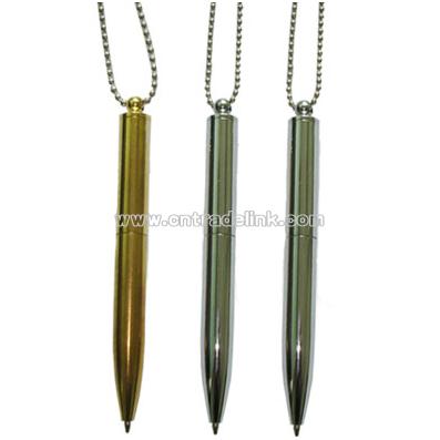 Mini Ball Pen With Keychain