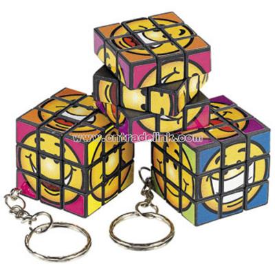 Mini Fun Magic Cube Puzzle Key Chains