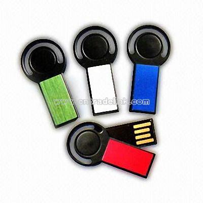 Mini Lightweight USB Flash Drive with Rolling Design