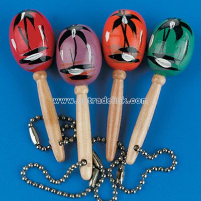 Mini Maraca Key Chains