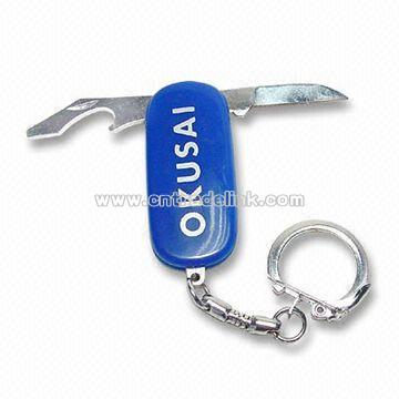 Mini Multi-functional Bottle Opener Keychain