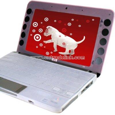 Mini-Notebook Computer Silicone Skin Case - Pink