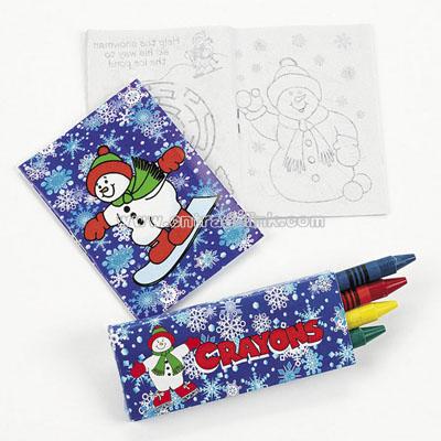 Mini Snowflake Coloring Sets