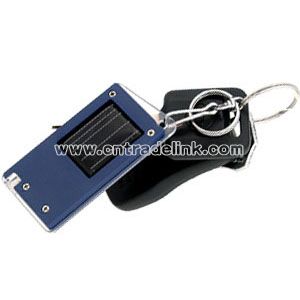 Mini Solar Keychain Flashlight