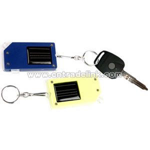 Mini Solar Keychain Flashlight
