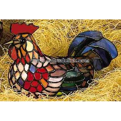 Mini Tiffany Rooster