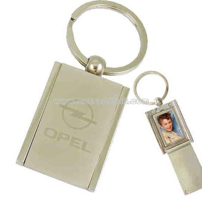 Mini picture metal key tag