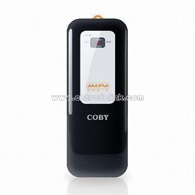 Miniature AM/FM Pocket Radio with Sensitive AM/FM Tuner